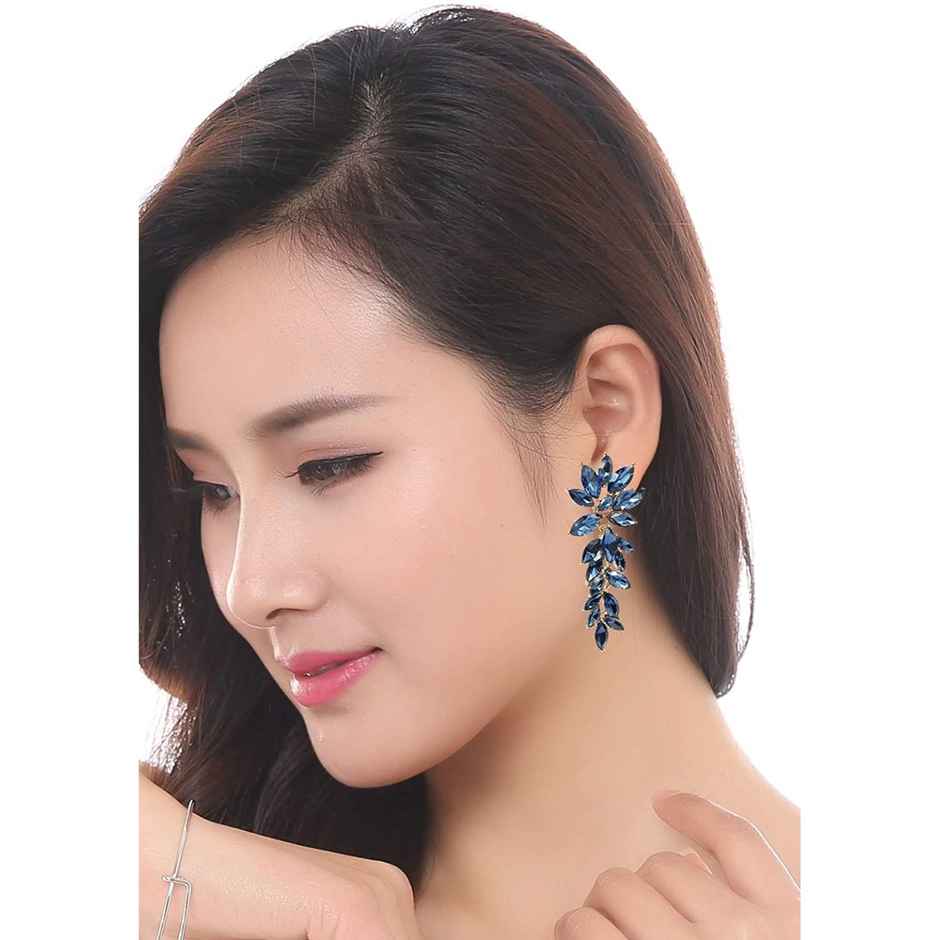 YouBella Jewellery Earrings for women Crystal Earrings for Girls and Women (YBEAR - 32428)
