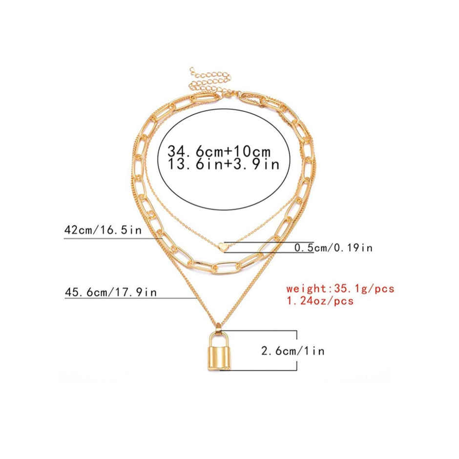 Youbella Jewellery Stylish Combo Of Two Necklace Chains For Women And Girls(Ybnk - 5919A)