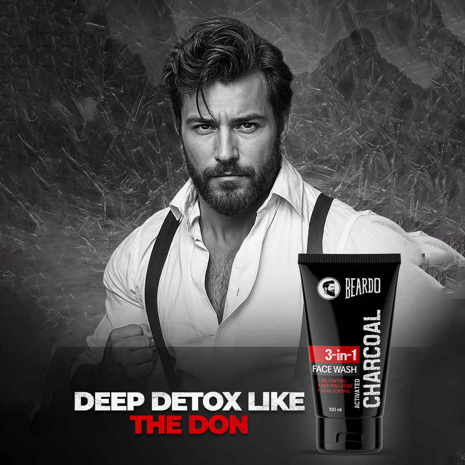 Beardo Charcoal 4-In-1 Combo