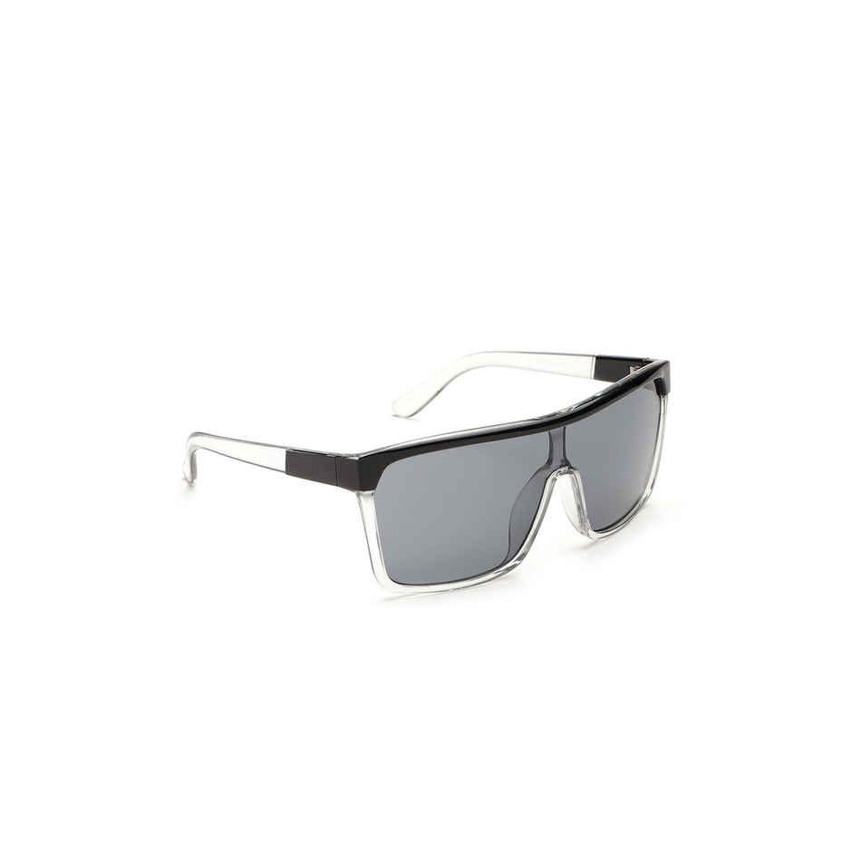 Carlton London Men's UV Protected Shield Sunglasses | 802-C1 0xc003af1088 | Black