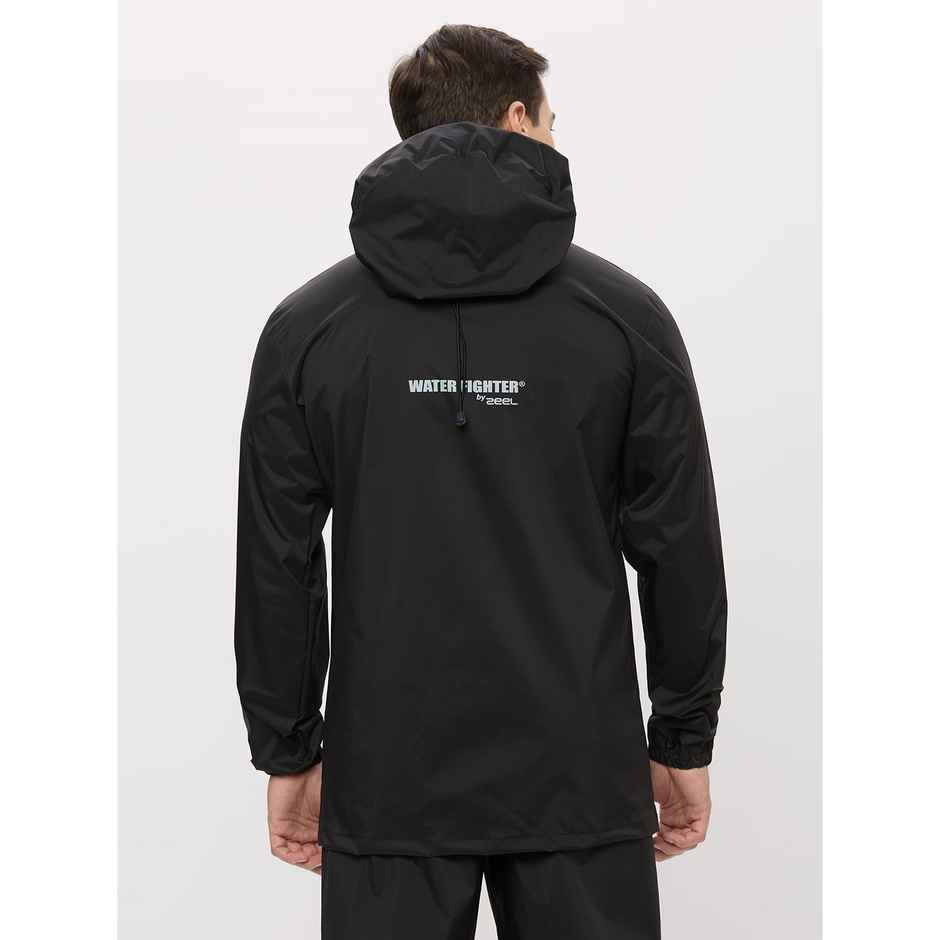 Zeel Men's Solid Waterproof Raincoat | Black | Zeel | XXL