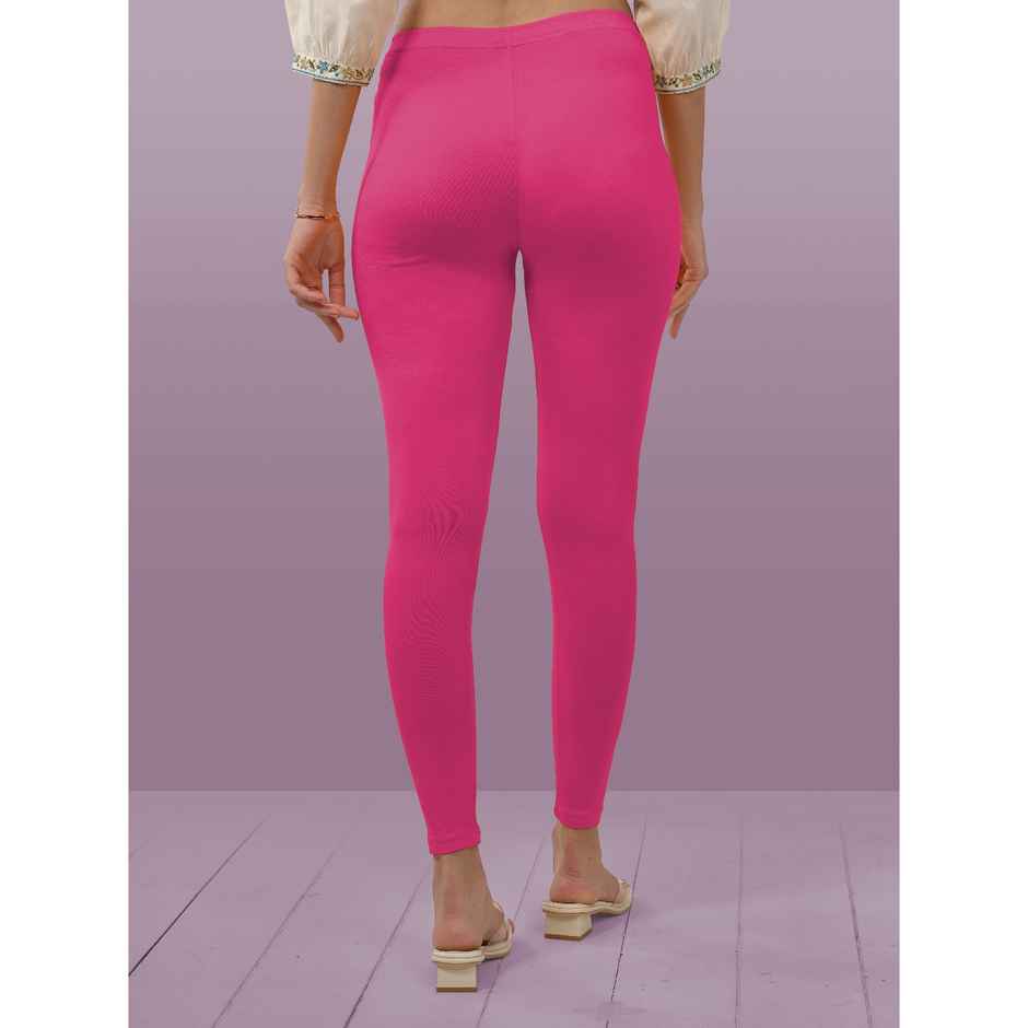 Lyra Women's Leggings Ankle Length | Romantic Rani - Free Size