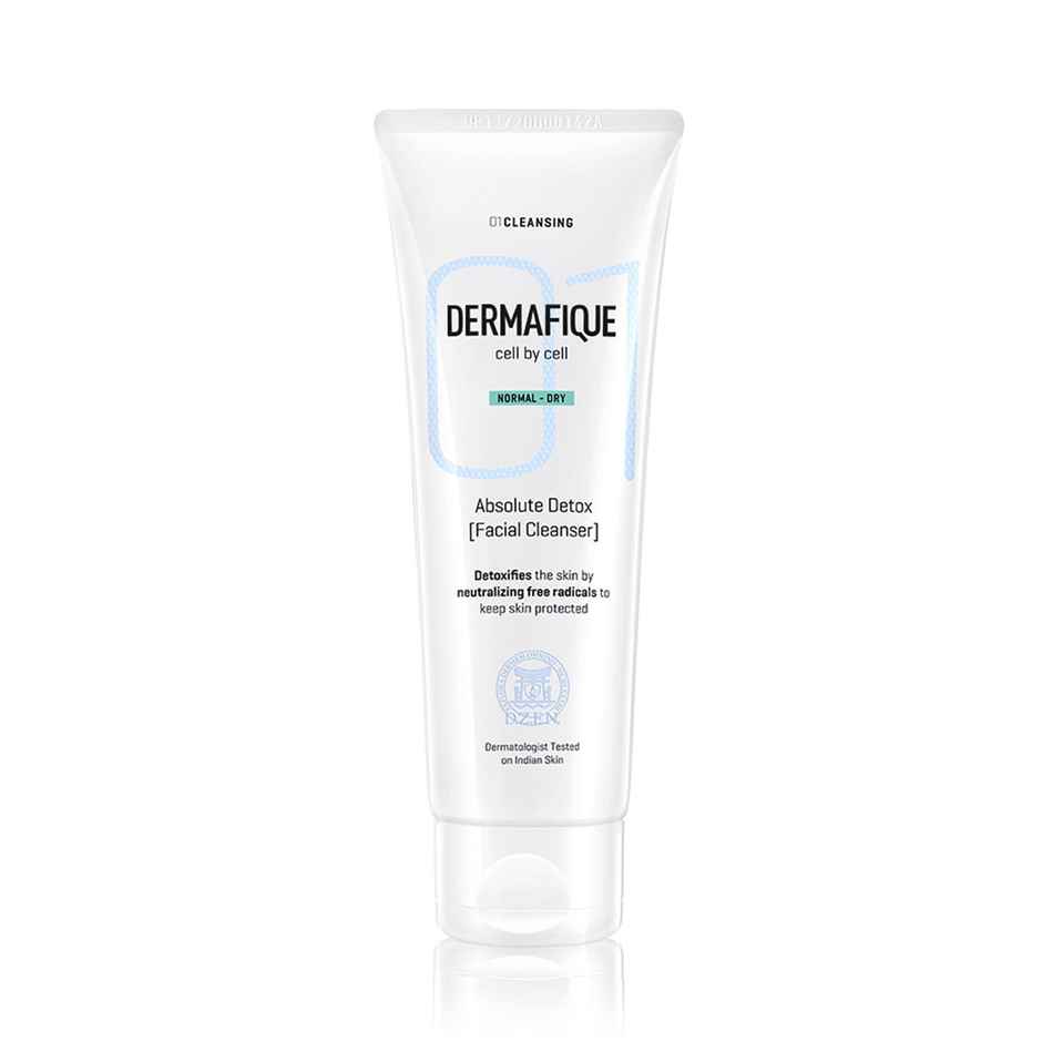Dermafique Absolute Detox Facial Cleanser 100ml, with Bio-Active Cellulose Beads