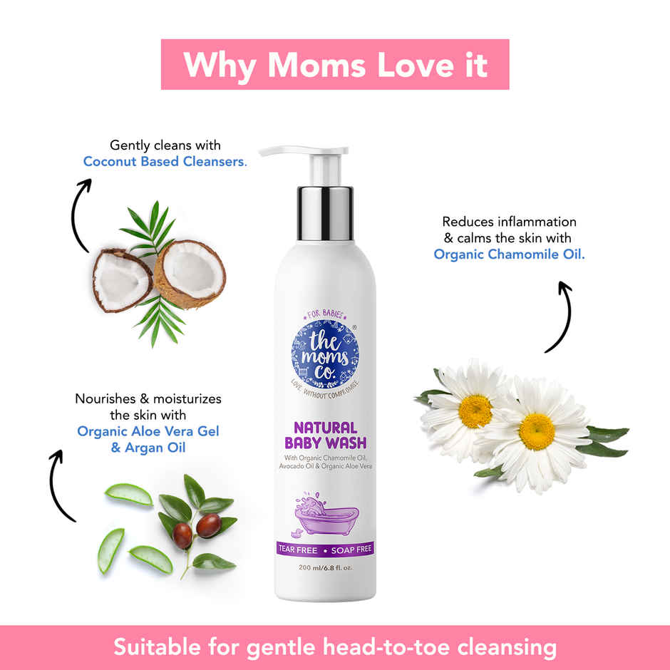 The Moms Co. Tear-Free Natural Baby Wash