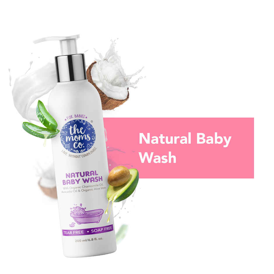 The Moms Co Tear - Free Natural Baby Body Wash For Kids | 0+ months Combo