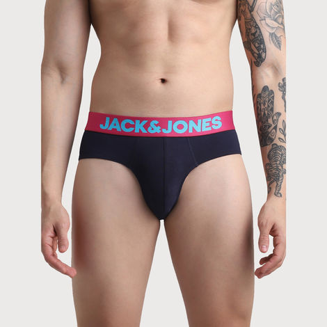 Jack & Jones Men's Mark Brief | Pack of 2 | Navy Blazer - XL