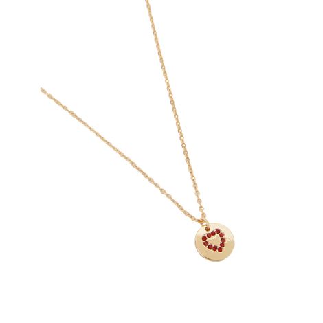 Accessorize London Women Gold Sparkle Heart Pendant Necklace
