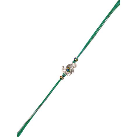 Thread Lord Krishna Motifs Divine Thread Rakhi For Brother (Voylla)