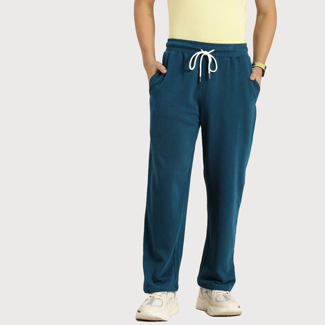 Dillinger Men's Light Weight Relaxed Baggy Knitted Pants | Blue - L