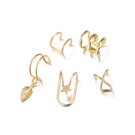 YouBella Jewellery U Shape Non Piercing Earrings Combo For Women And Girls (YBEAR - 32870)