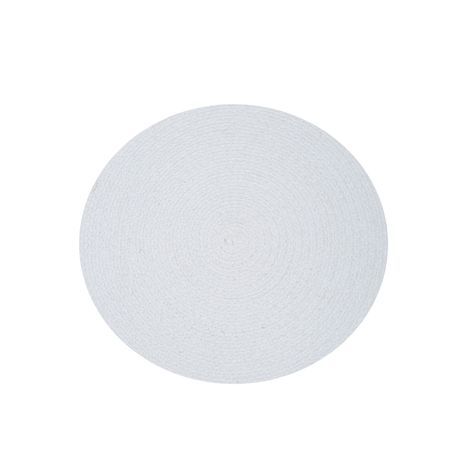Hosta Homes Pure Cotton Geometric Pattern Digitally White& Brown Printed Table Place Mats Pack of 6