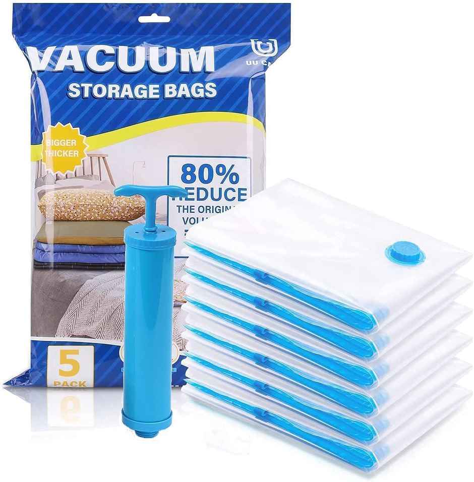 Perpetual Vacuum Storage Bags for Clothes with Hand Pump