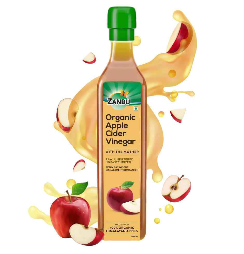 Zandu Organic Apple Cider With Mother Of Vinegar