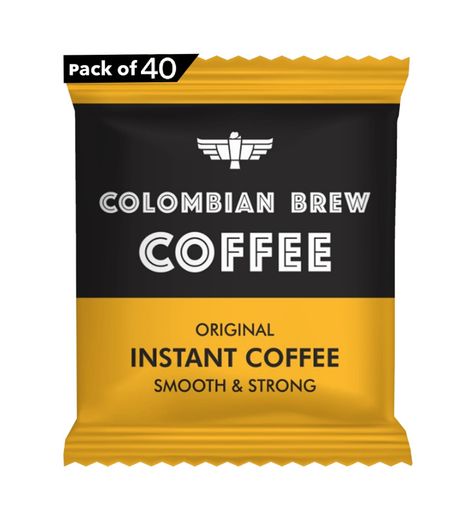Colombian Brew Original Instant Coffee Sachets | 40 Sachets
