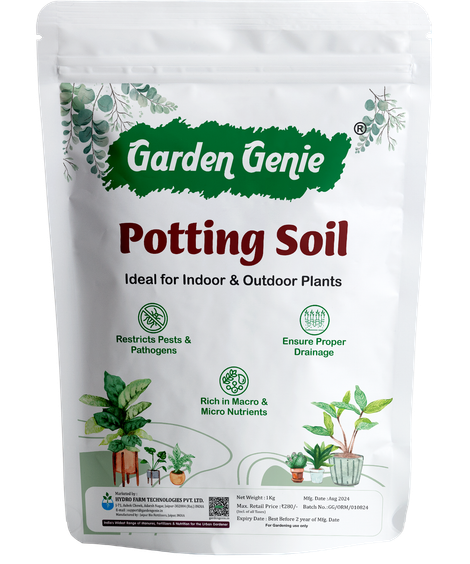 Garden Genie Potting Soil Mix for plants | Organic Garden Plant Soil for All Types of Plants