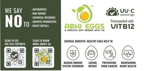 Abhi Nutri + White Eggs With Immunity Boosters