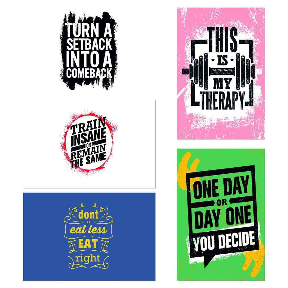 Paper Plane Design Wall Posters For Office Decor | Set of 10 | Size | 12 Inch x 18 Inch | D65