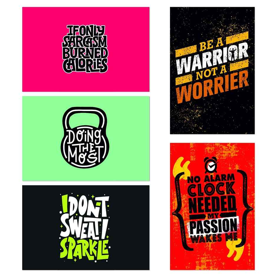 Paper Plane Design Wall Posters For Office Decor | Set of 10 | Size | 12 Inch x 18 Inch | D61