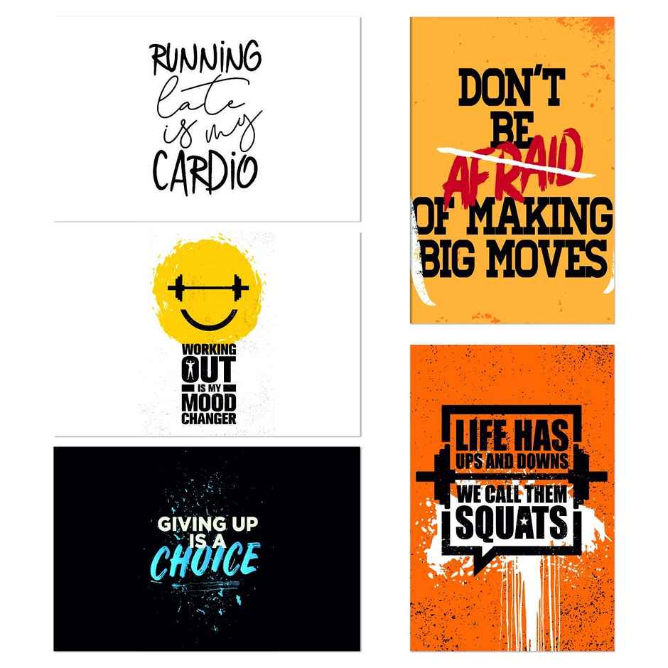 Paper Plane Design Wall Posters For Office Decor | Set of 10 | Size | 12 Inch x 18 Inch | D63