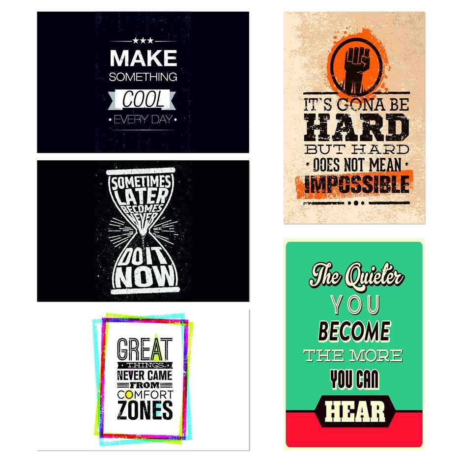 Paper Plane Design Wall Posters For Office Decor | Set of 10 | Size | 12 Inch x 18 Inch | D55