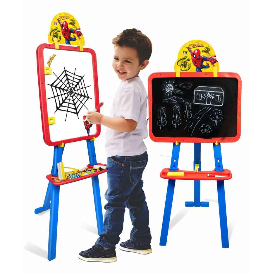 Itoys 8 in 1 Easel Board-spiderman (Colour May Vary)