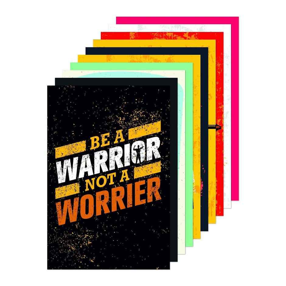 Paper Plane Design Wall Posters For Office Decor | Set of 10 | Size | 12 Inch x 18 Inch | D61