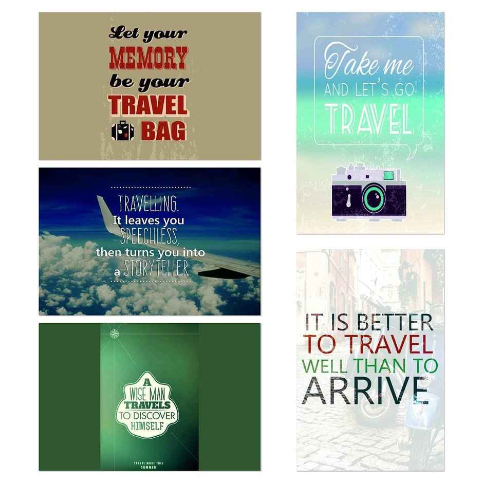 Paper Plane Design Wall Posters For Office Decor | Set of 10 | Size | 12 Inch x 18 Inch | D59
