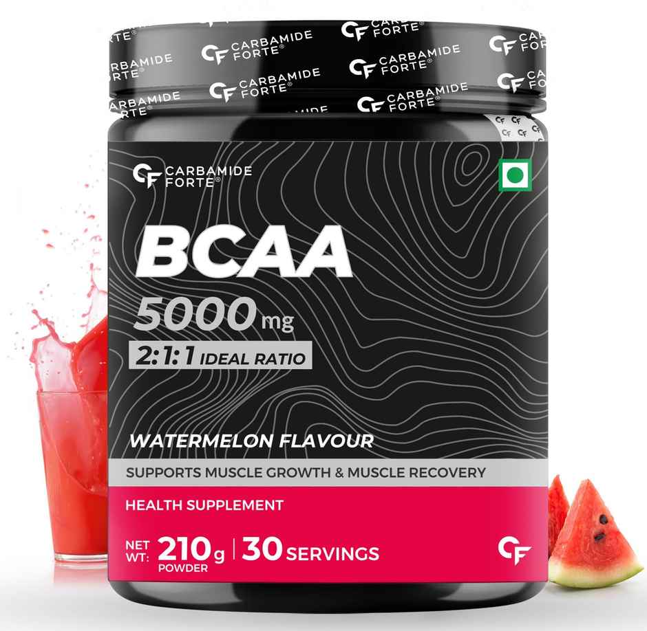 Carbamide Forte BCAA 5000mg Supplement Masala Watermelon Flavour