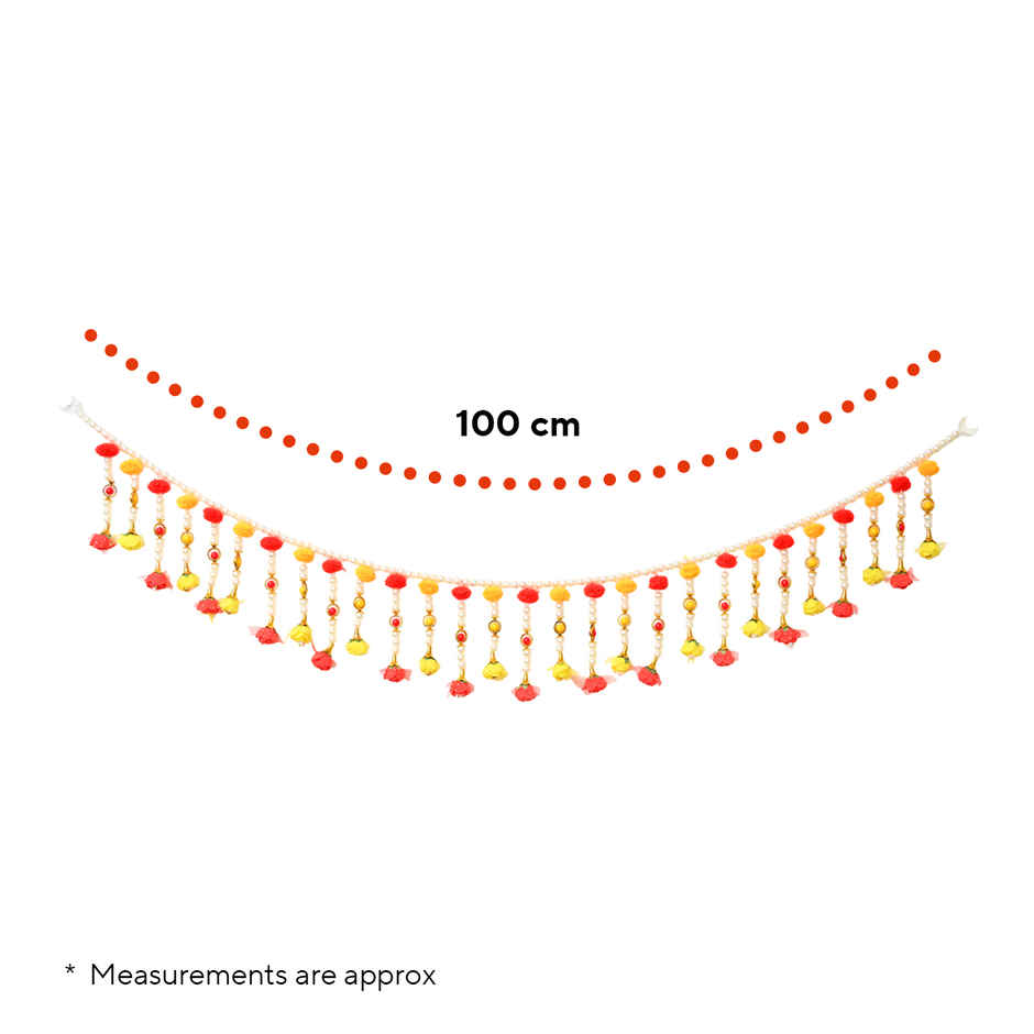 Artificial Garland & Toran | Yellow & Pink | Se7en