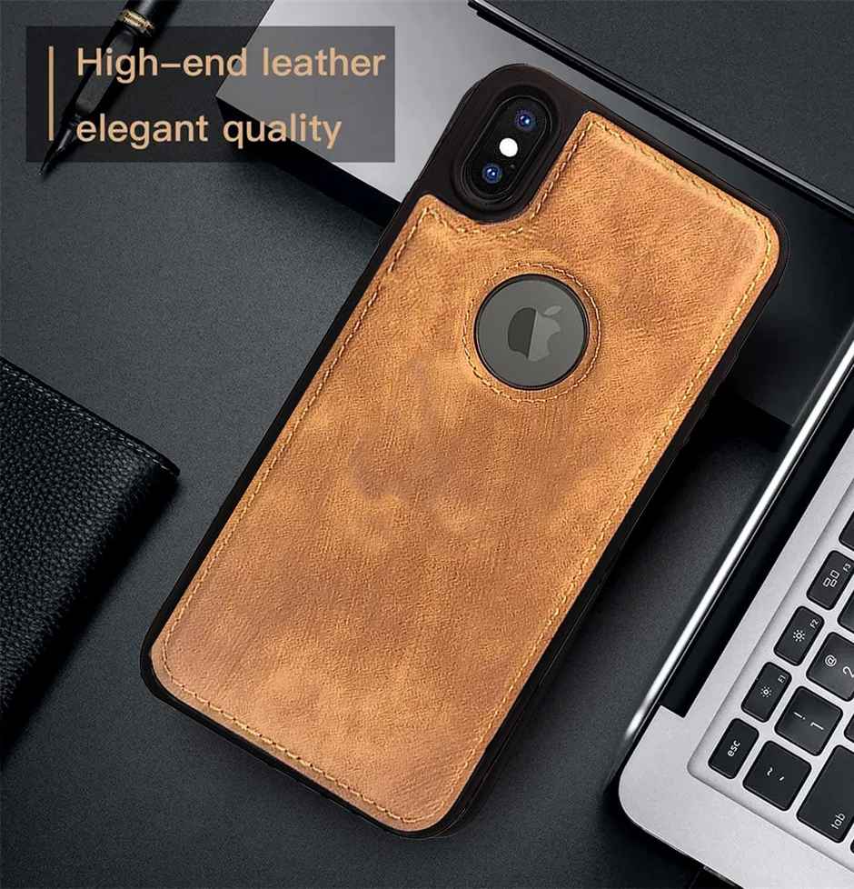 Artistque Case For Iphone X Back Cover - Premium Pu Leather Cover