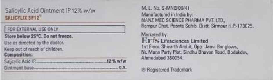 Salicylix SF12 Ointment