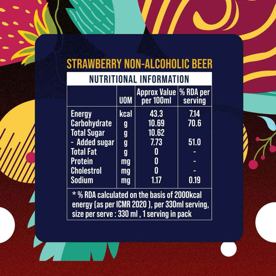 3 Sisters Strawberry Non-Alcoholic Beer
