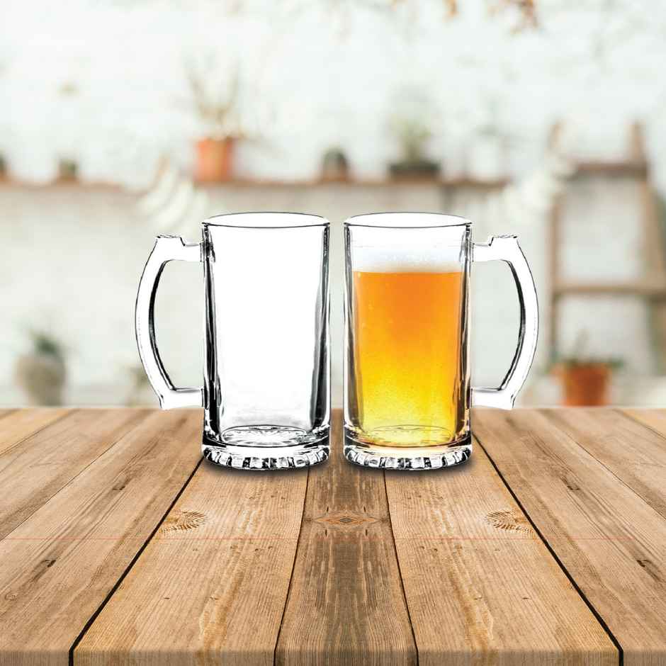 Roxx Phoenix Mug | 480 ml | Elegant Glass | Durable | Easy to Clean | Comfortable Handle