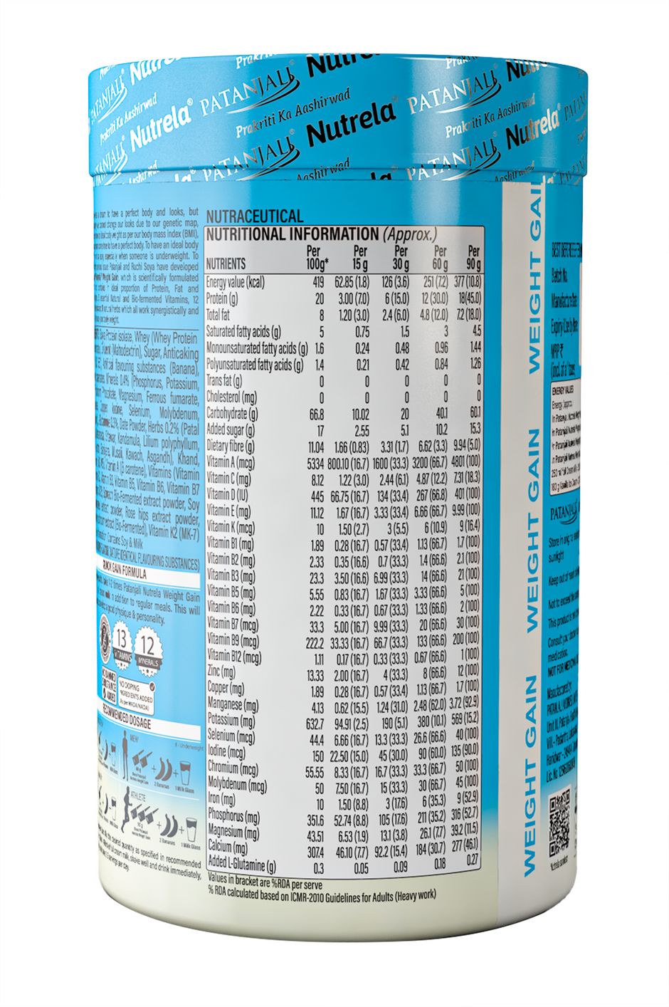 Patanjali Nutrela Weight Gain