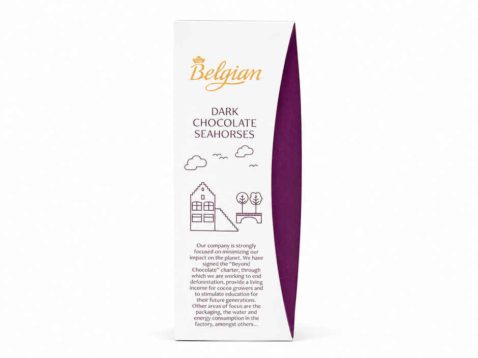 The Belgium Bar Seahorse Dark Chocolate
