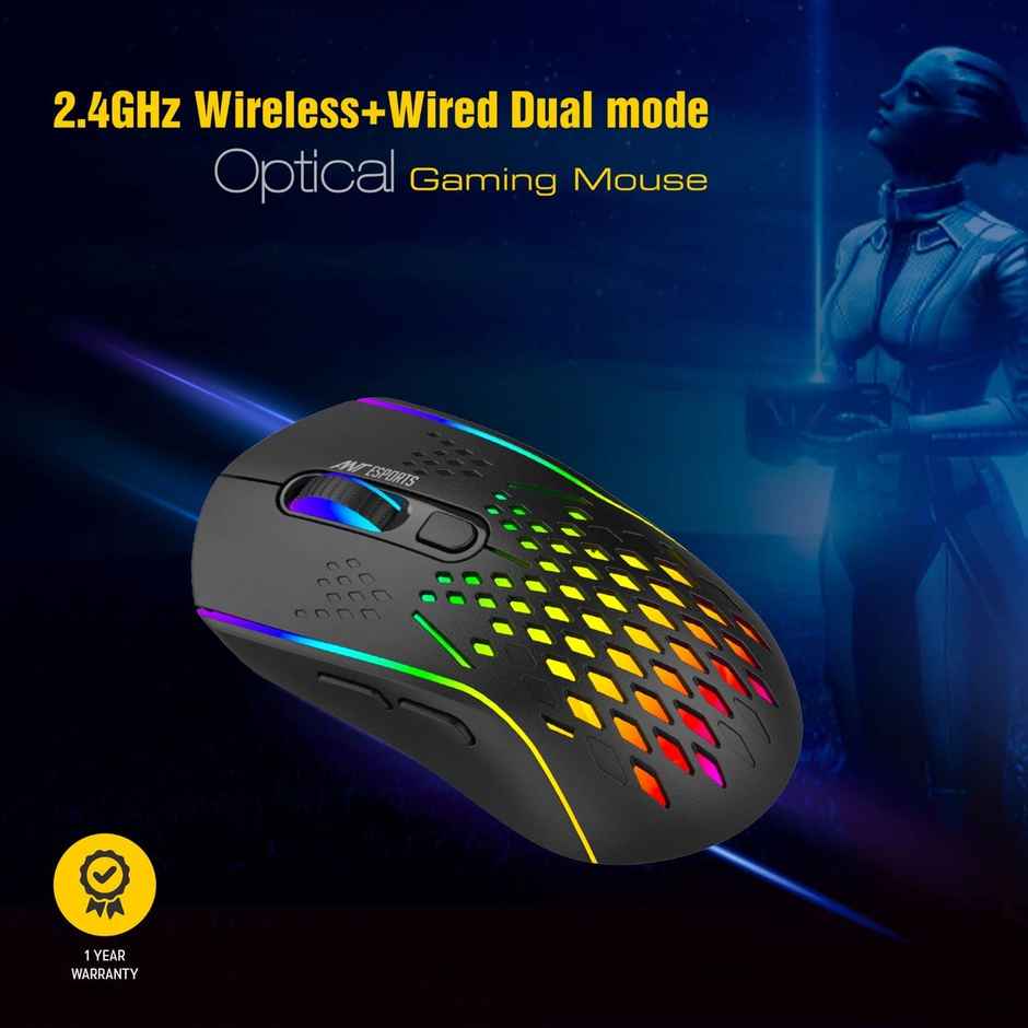 Ant Esports Gm700 Rgb Wireless Gaming Mouse