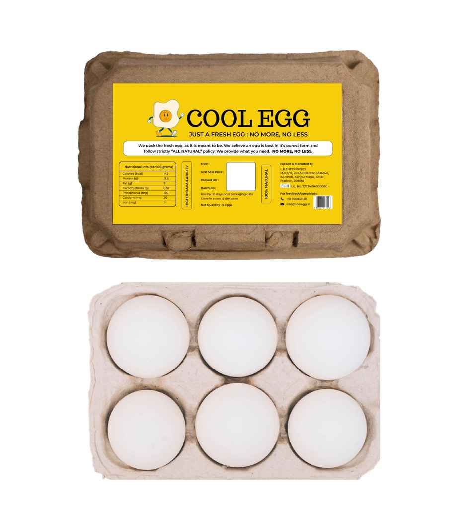 COOL EGG Just a Fresh Eggs