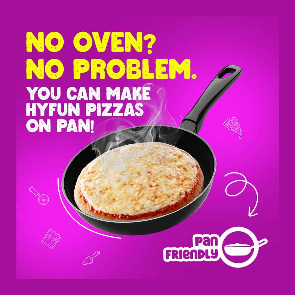 HyFun Margherita Pizza, Cheesy Snack | Frozen