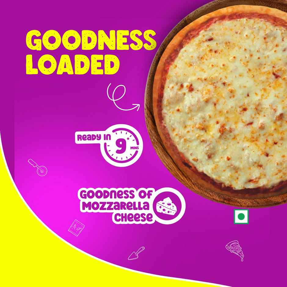 HyFun Margherita Pizza, Cheesy Snack | Frozen