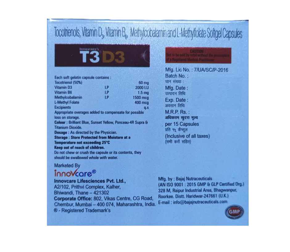 Innovcare's T3 D3 Capsule