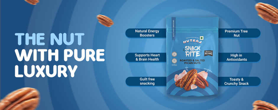 Nutraj Snackrite Premium Golden Roast Pecan