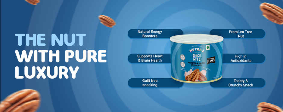 Nutraj Snackrite Premium Golden Roast Pecan