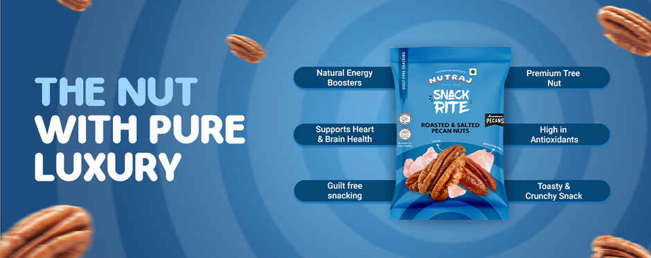 Nutraj Snackrite Premium Golden Roast Pecan