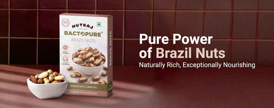 Nutraj Bactopure Brazil Nuts | Monocarton