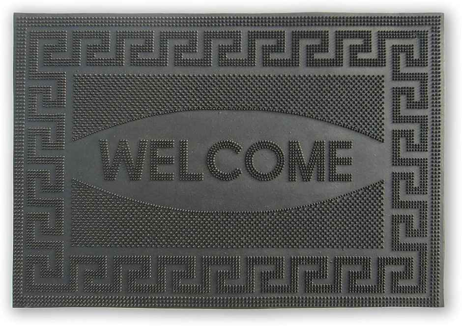 Status Pin Welcome Rubber Mat | 38 cm x 58 cm
