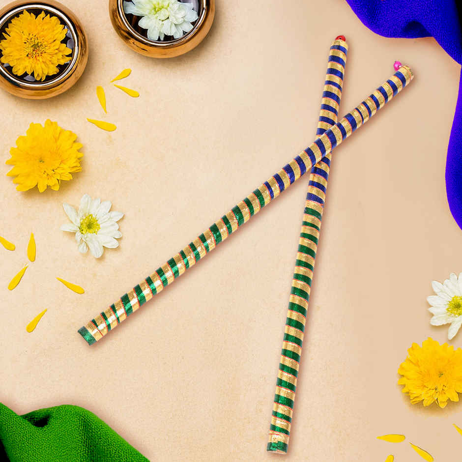 Designer Dandiya Stick | Multicolor | Satvik