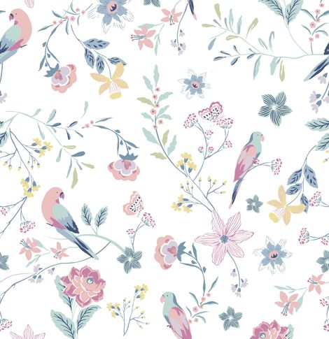 Haus & Kinder Exotic Wings King Bedsheet - 100% Cotton (270x270cm)