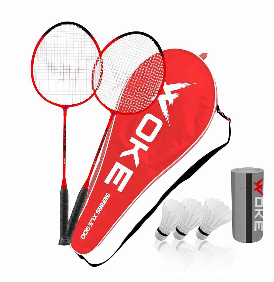 WOKE Xls900 Badminton Racket | Red