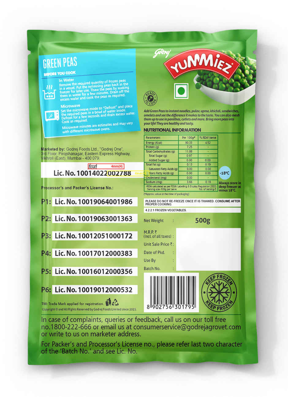 Yummiez Green Peas