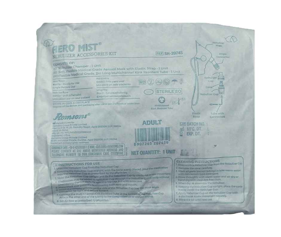 Romsons Aero Mist Nebulizer Accessories Kit For Adult
